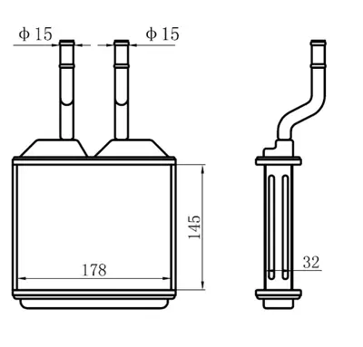 ORIS 594066 Kalorifer Radyatörü Brazing Corsa B (93-00)-Tigra (94-98)-Combo (145x178x32) 1618020 812149 ACI37006197 205792 8FH351313021 62459431 1806105 97178232 OL6197 52463287