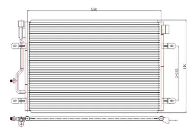 ORIS 594650 Klima Kondenseri Audi A4 1.6i-1.8t-1.9tdi-2.0i (00-03) (605x401x16) (Oto.-Mek.) 8E0260401A 8E0260403A 115183 8E0260401B 8E0260403B 925492 70816853 8FC351343484 QCN33D 100266
