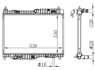 ORIS 804117 Motor Su Radyatoru Fiesta 08>12 Vi 08> 1.4 Efi At 1.4 1.6 Otomatik Şanziman &Nbsp;350×538×16 8V518005FA 1775583 8MK376790501 1566662 1053114 8V518005FC CR1896000S 69234 DRM10005 PL322528