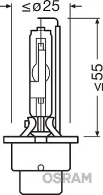 OSRAM 044589 (X) Ampul Gaz Desarjli 35w (D4r) Xenarc 