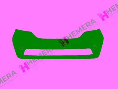 PULO 2339303413 Tampon Ön Siyah Sissiz Renault Trafic 2014> 620226969R 4497050 DS9541011 6202200Q0B 4396572 5510006063901Q P7173 6063900A1 365881HA 6202200Q0A