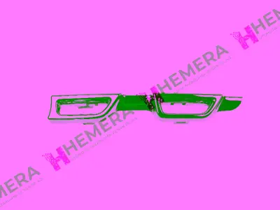 PULO 3397001814 Nikelaj Panjur Ön Alt Sol (Krom) Dacia Duster 2013> 623876482R DA8222204 G2994