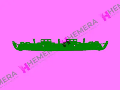 PULO 3397007294 Spoyler Tampon Arka (Astarli 4 Sensörlü) Renault Megane 2016> 7703072393 850B26826R 7703072371