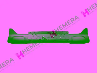 PULO 3397007696 Spoyler Tampon Ön Alt (Gümüş Rengi) Renault Kadjar 2015-2018 620264986R 4446062 620269780R 37181DNC RN7501811 4424500 4446063 4424502 37183DNC