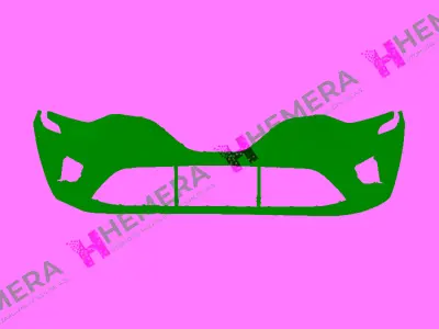 PULO 3397118324 Tampon Ön Sisli Mat Siyah Sensör Delikli Renault Clio V 2020> 620228966R 36525HNA 4422575 RN3321011 4417051