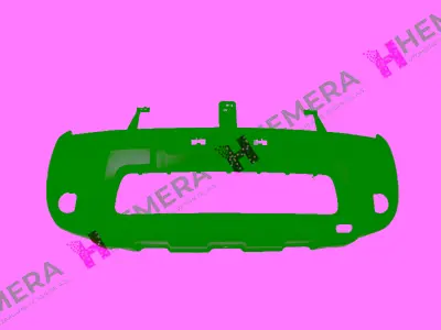 PULO 5998343022 Tampon Ön Siyah Sisli Sensörsüz Dacia Duster 2010> 620220030R DA8201011 3652393A 4560051 DC6000000110S RN04089BC 1555570 25031295 1307901A1 1555573