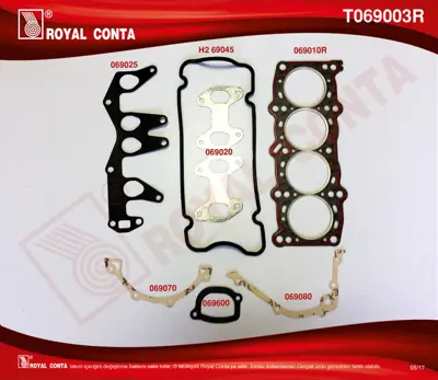 ROYAL CONTA FH11015STD Motor Takim Conta (Süper) Palio 1.2 8v Em. 