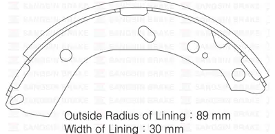 SANGSIN Y10642 Arka Kampana Pabuç Balata Hyundai Getz 1.1l 1.3l 1.4l Benzinli 1.5l Crdi Dizel 02-09 55H0005 583051CA00 KBS3412 BS3414 J3500524 ADG04140 K11186 ADG04162 986487697 IBL4H05