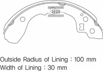 SANGSIN Y10645 Arka Kampana Pabuç Balata Kia Rio 1.5l A5d Dohc Yumurta Kasa 00-05 / 1.3l A3e Sohc Yumurta Kasa  00-05 58315FDA00 PLB018 986487687 70B0303 3013704552SETMS GS8486 530506 S959 1054 BXS1195
