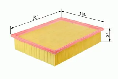 SARDES Y1544 Hava Filtresi Corsa -Combo-Tigra (93-00) 834581 V400132 SB633 1457433757 C2256 145743375744N WA6236 1457433604 986B02313 AP255