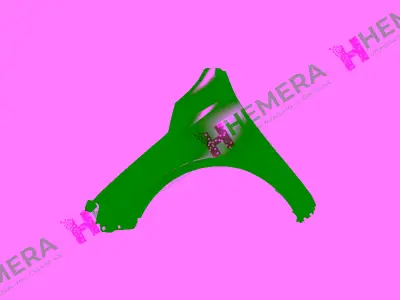 SIMYI 0986479W19 Çamurluk Ön Sol Sac Sinyal Delikli Kia Cerato 2003-2007 663111M040