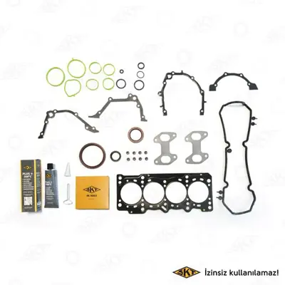 SKT Y0021049-01 Tam Takim Conta Punto. Linea Silindir Kapak Contali1.4 8v-Fire 77hp (350a1.000) (Benzinli Motorlar) 