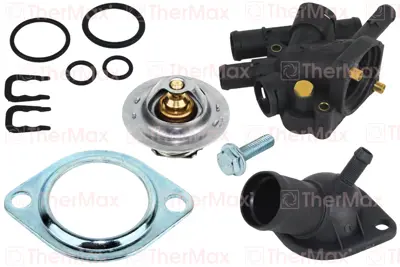 TherMax TC1290 Termostat 89 °c Komple Kangoo 97> Megane I 96> Clio Ii 98>05 Laguna 96> 1.9d F8q (Sensör Delikli) 7700112491 78177 TH26289G1 862020089 645888 41051889D C99888 8470 TH692389 3569