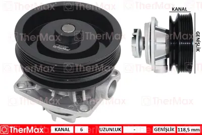 TherMax TC397 Devirdaim Tmpr-Tipo-Uno-Slx  (Pa552) (T) 46437912 1428 71737979 46437916 46410549 PA552 PA5912 PA732P 506334 7750698