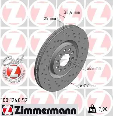 ZIMMERMANN GDB3340 Ön Fren Aynasi Havali Audi Tt 1.8t-1.8t Quattro 98=> Toledo Ii 1.9tdi 00=> (Delikli) 986478467-Df4064 8L0615301 JZW615301G 562132J 8N0615301A X22015 986478467 1815204775 18152047130 92098503 230706C
