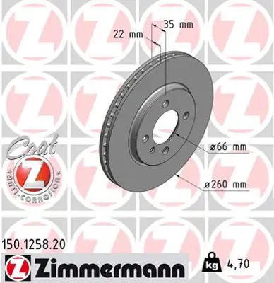 ZIMMERMANN GDB3464 Fren Diski On Bmw E30 Abs'Li 34111160915 98189 303273 6025501 190691 FB110052C 104959A 186036 230044 606210