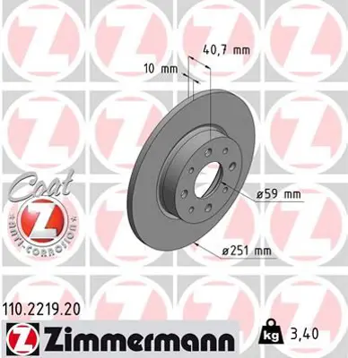 ZIMMERMANN GIC118 Fren Diski Arka Alfa Romeo Mito 08 > 1.3 Mtj 1.4 Tb 1.6 Jtd 51805559 986479502 24011003491 DDF1741C 8DD355116441 BDA256410 311011275 562500JC BBD4761 6063474