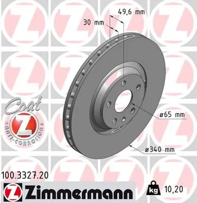 ZIMMERMANN JAR946 Fren Diski Ön Tt 2006 > 986479464-Df6041s 9977111 8J0615301 92160503 DI956659S 1155210003 DDF1847C1 RD01210 3147162 8DD355129701 54605