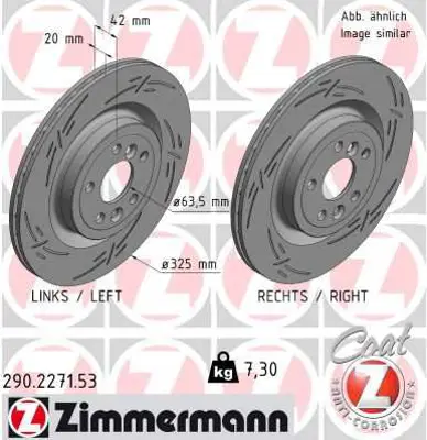 ZIMMERMANN JTE191 Fren Diski Arka Jaguar Fpace 2015->> 0986479e61-Df6706s T4A2061 DSK3380 SDK6962 6175910 8DD355132601 BG4786C DF8245S 106493 1422003 LR090699