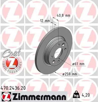 ZIMMERMANN JTE758 Ön Fren Diski Renault Symbol Ii 08> Symbol Iii 13> Twingo I 96> Dacia Logan 06> Logan Ii Mcv 12> Sandero 08> Sandero Ii 13> (259x12) 4 Delik 402065236R 402065345R 8A26810 680900 4534200000 6001547683 7701208252 BDC5615 MDC2087 1815203939