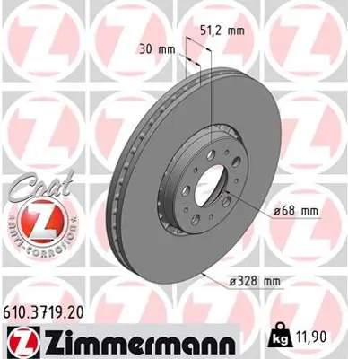 ZIMMERMANN PHA422 Ön Fren Disk Ayna Xc90 I 09> 24977 31262489 BS5356 5155215025 RT20159HP DSK2424 8DD355110591 BBD5761S RT20159HPGLT5 FBD1416
