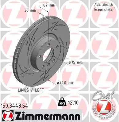 ZIMMERMANN PHD534 Ön Fren Aynasi Bmw X5 (E70) 3.0d (07-08)-X5 (E70) 08=> X6 (E71-E72) 08=> 986479436-Df4853s 34116771986 60000141 DI956592 YH21137 311587 6110555 34116793244 197178 B2040V 92160905