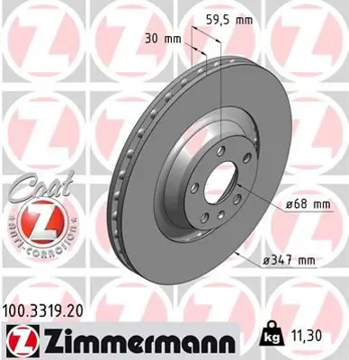 ZIMMERMANN PHD564 Ön Fren Aynasi Havali A6-A6 Avant 4f5-A6 Allroad 4fh 2.0 Tfsi/2.4/2.4 Quattro/2.8 Fsi/2.8 Fsi Qu 986479260-Df4695s D6100910 4F0615301G BG9955 24033001761 60201384SX BG9955C B1G23001761 18153447108 8DD355121161 9884130