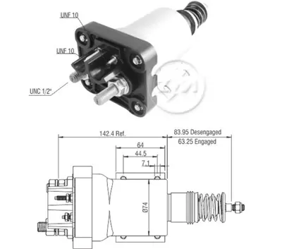 ZM 28602948 24v 50mt Case-Caterpillar-Clark-Fiatallis-John Deere 