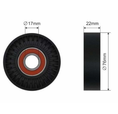 WISCO 1340555 V KAYIŞ GERGİ KÜTÜĞÜ KOMPLE ASTRA G