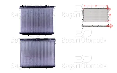 WISCO 1300119 Su Radyatoru Brazing Mt 424x528x26   1300119 91147724 151800N 63056 91146915 1302058 QER1688 OL2175 100677 QER1689