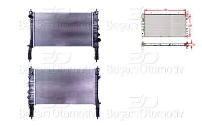 WISCO 1300345 Su Radyatoru Brazing Mt 620x359x26   121174 1300345 OL2654 1300353 1300354 95091649 DRM20122 630774 59319 95298554