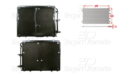 WISCO 1408300670 Klima Radyatoru 608x500x16   1408300670 CA1167 1408300570 392400 94270 35229 1408300170 30005221 816938 1408300870