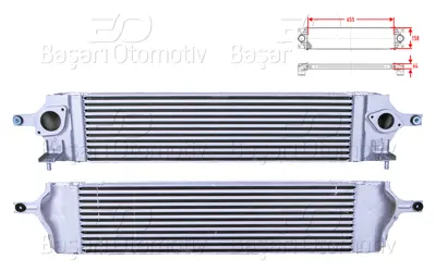 WISCO 14461-JG70B Turbo Radyatoru (Intercooler) 655x158x64   14461JG70B CI319000P 8ML376746611 77007N 8ML376762191 7213006 CI201000P DNA4350 96582 351319202800