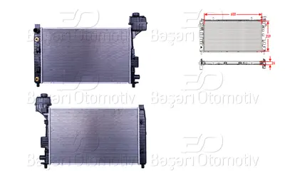 WISCO 1685000102 Su Radyatoru Brazing At 600x359x26   1685002002 8MK376713041 315101 8MK376713051 56803 MERC5055 A1685000202 1685000102 312201 60302248