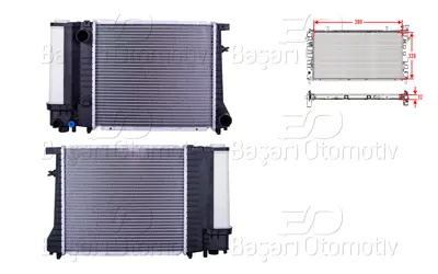 WISCO 1719300 Su Radyatoru Brazing Mt 380x328x32   104033A 1719300 171117129769 17111719300 104026O 104026 60729 BW2081 1023001 6002081