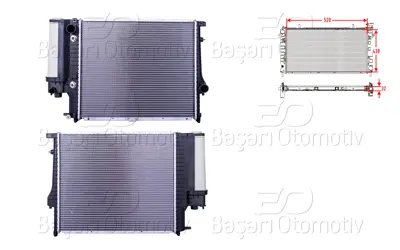 WISCO 1723527 Su Radyatoru Brazing At 520x438x32   1415901 17111740695 QER1592 376711241 104036 BMW5348 1023005 1723527 51355 2167710003