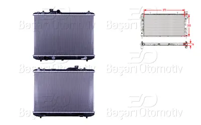 WISCO 17700-63J10 Su Radyatoru Brazing At 375x555x16 Mm   1770063J10 1143036 SZ2098 PL101970 701587 1770062J10 1770063J30 53578 8MK376790231 SUZU5225