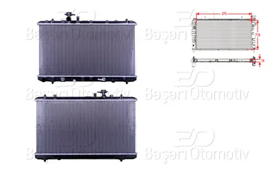 WISCO 17700-79J10 Su Radyatoru Brazing At 375x710x16 Mm   1770079J10 980SU18001 1143039 52002085 SZ2085 64255 105112 DRM47024 71747007 1770080JD0