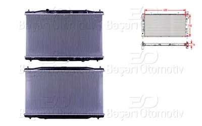 WISCO 19010-R06-E01 Su Radyatoru Brazing Mt 400x750x16 Mm   68092 19010R06E01 1193034 58457 550499W1 HD2315 100084N 25012226 107578 D74018TT