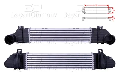 WISCO 2205000000 Turbo Radyatoru (Intercooler) 530x113x64   2205000000 2108016 127140N L970056 96787 4881139 313856 913171 8ML376723041 30422
