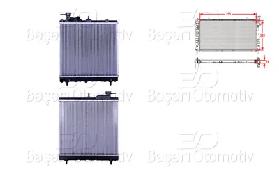 WISCO 25310-02000 Su Radyatoru Brazing Mt 355x388x16   2531002000 2531002050 82002051 112013 980HY16001 CR1116000P 67500 2531002100 HYA2051 1283051