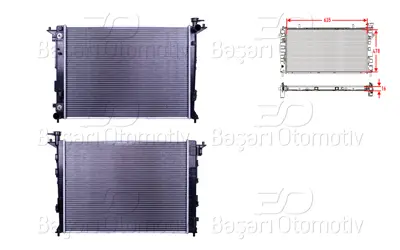 WISCO 25310-2Y520 Su Radyatoru Brazing At 635x478x16 Mm   253102Y520 253102Y510 LRC081S5 PL812552 DRM41005 82002283 CR1890000S 53051 1283138 107121