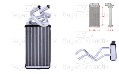 WISCO 27140-EB01A Kalorifer Radyatoru Brazing 245x147 Mm   27140EB01A 8FH351333101 6213001 KDN6373 8FH351333094 R21204 8FH351333104 54351 DN6373 AH231000S