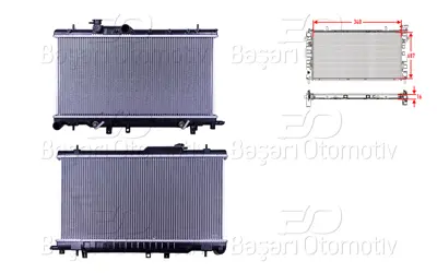 WISCO 45111-FE110 Su Radyatoru Brazing At 340x687x16   KSU2058 45111FE110 34211010 R14598 51002058 45111FE111 312395 35038 350028N 58493