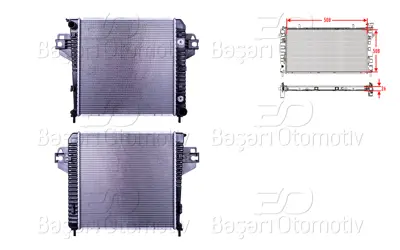 WISCO 52079729AA Su Radyatoru Brazing At 508x508x26   52079729AA 52079729AC 52080118AB 52080118AA CU2481 52079728AA 52080120AC 52079729AB 52079728AB 52080120AA
