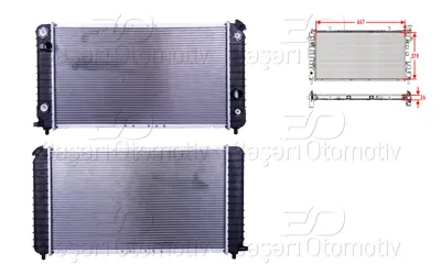 WISCO 52462547 Su Radyatoru Brazing At 667x379x26   1363007 60973A 52462546 52462547 520340N 60915 50338 691953 69195A CU1532
