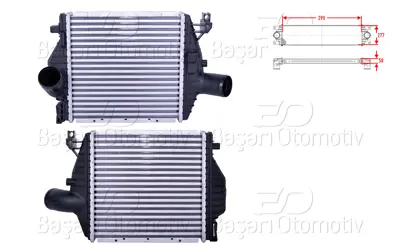 WISCO 6385012901 Turbo Radyatoru (Intercooler) 290x277x50   30004357 6385012901 A6385012901 240275 MS4357 IC83 102398 817B25 7063023 913173