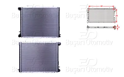 WISCO 7700790964 Su Radyatoru Brazing Mt 480x388x32   7700790964 7700745164 7700272527 7700272472 BM356 1093046 507350 43002045 208 100476