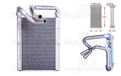 WISCO 87107-52010 Kalorifer Radyatoru Brazing 134x208 Mm   8710752010 707094 871070D010 TO6780 54379