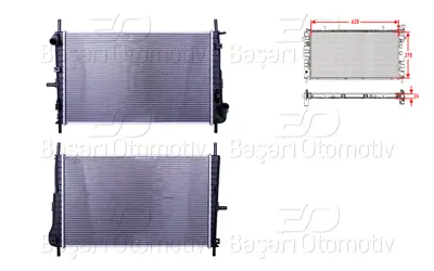 WISCO XS7H8005EB Su Radyatoru Brazing Mt 620x378x26   MEXS7H8005ED XS7H8005EB 734288 1053076 350213912000 2555302338 FDA2338 FD2338 1800011 1671797